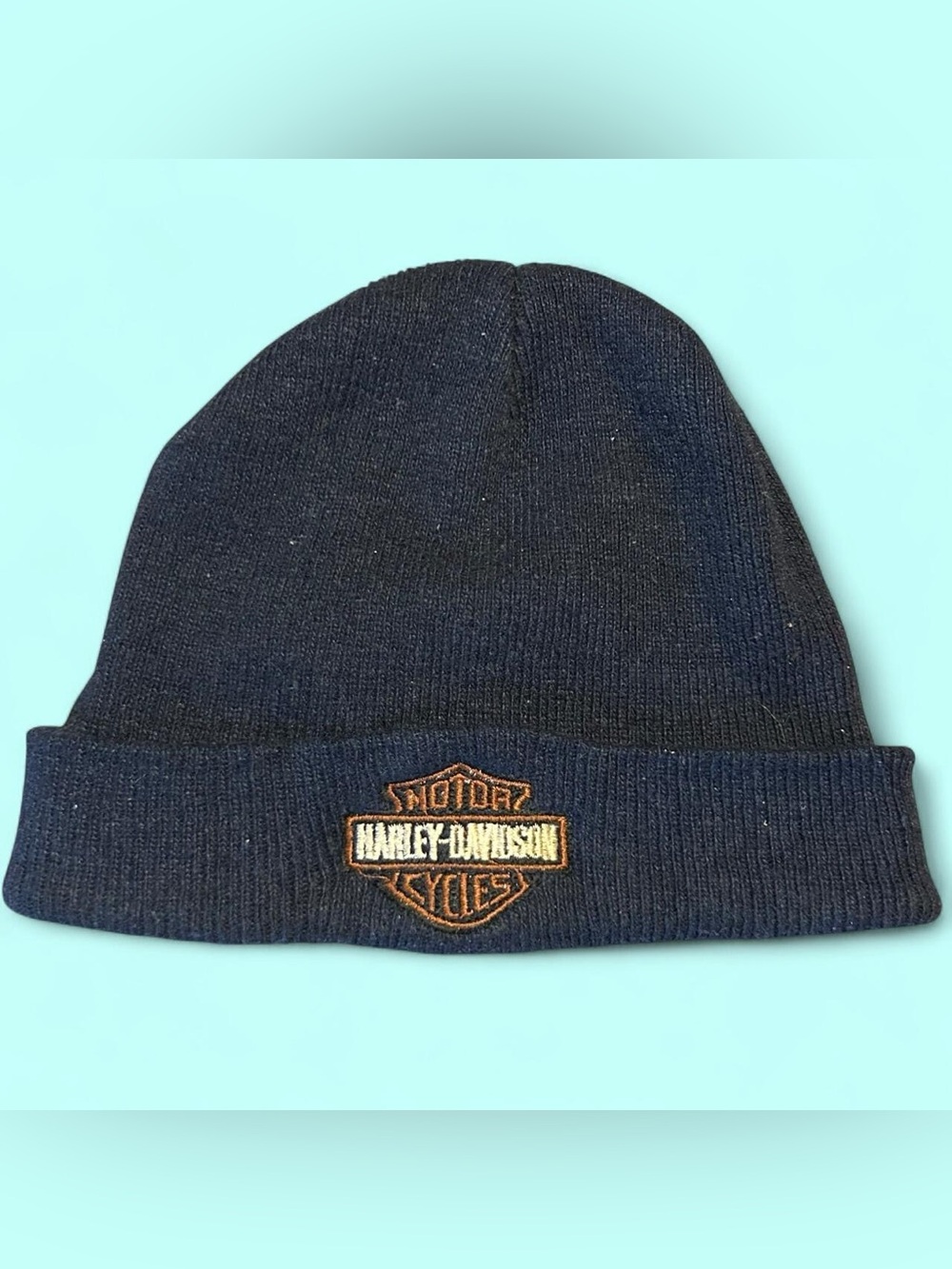 Vintage Y2K Harley Davidson Beanie